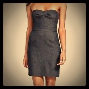 Trina Turk denim strapless cocktail dress